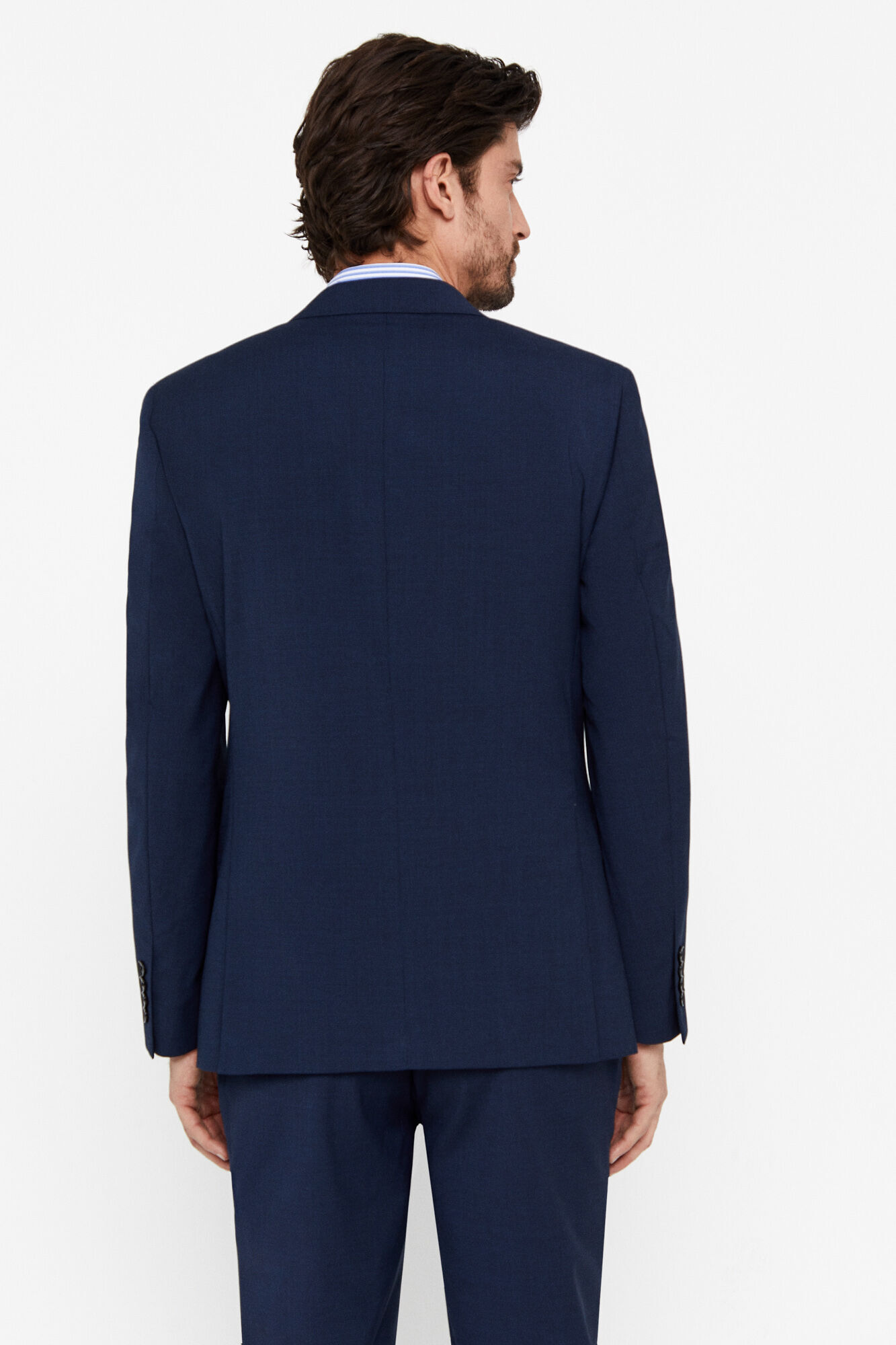 Americana pata gallo slim - Azul marino