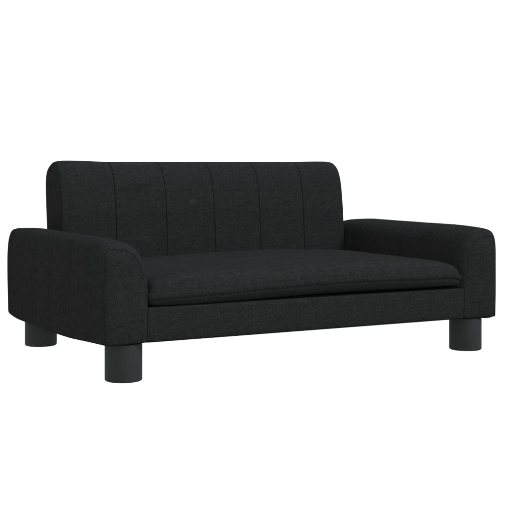 Cama para cães vidaXL em tecido preto, 70x45x30 cm