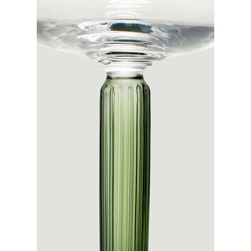 Kähler Hammershøi 2-pak Rødvinsglas, Grøn/ Klar, 49 cl