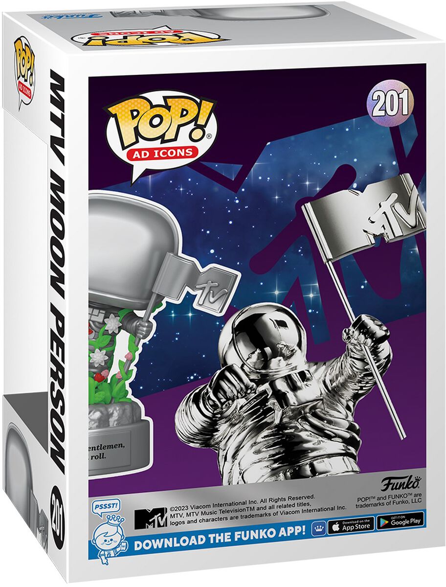 MTV Moon Person (Pop! Ad Icon) - Funko Pop! n°201 | MTV Funko Pop!