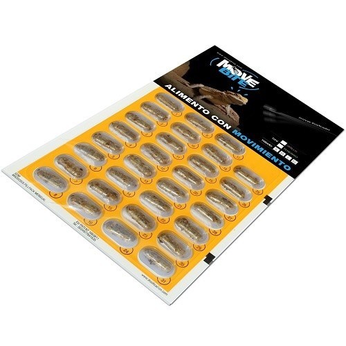Alimento Movebite sabor geko-leopardo e grilo-pogona