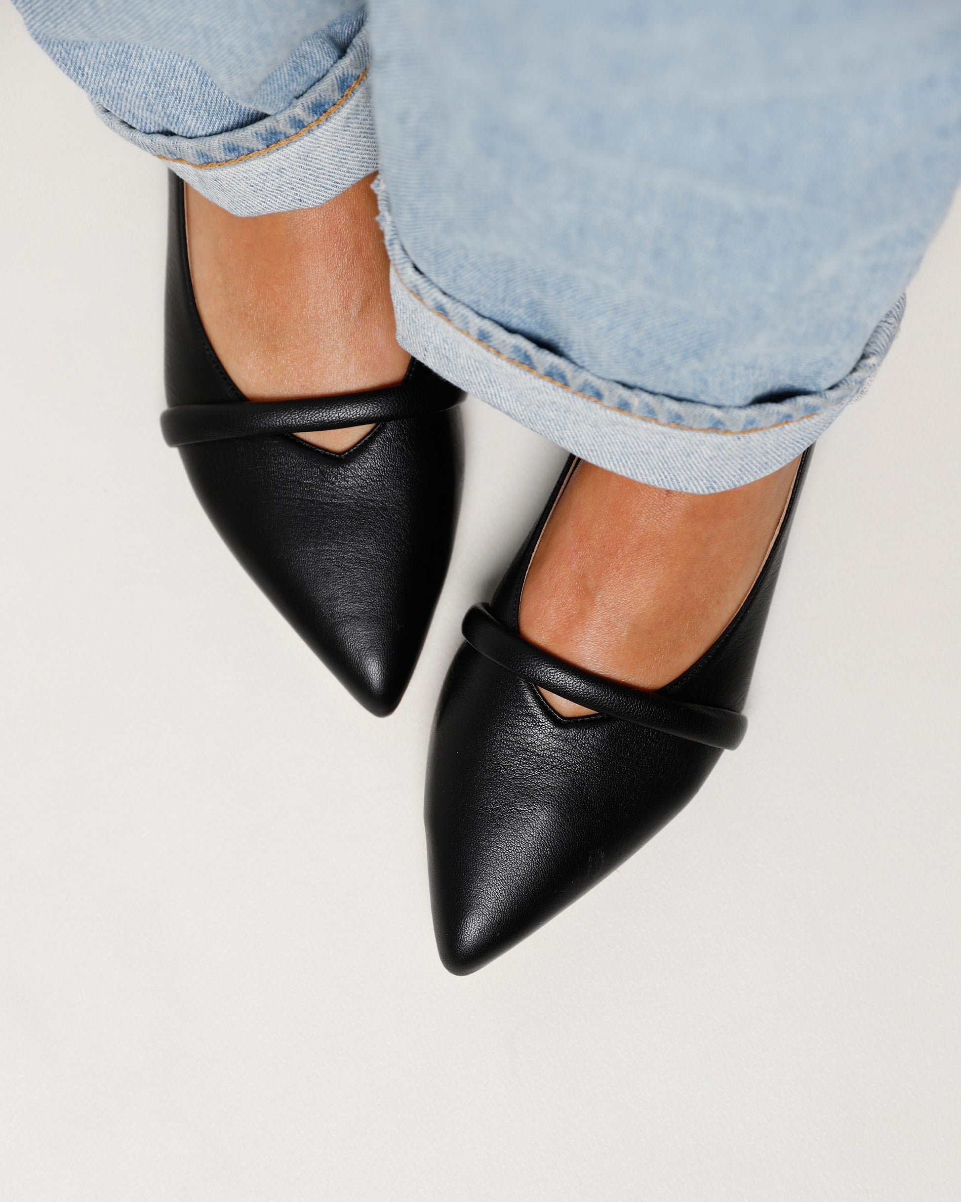VIA VAI zwarte dames loafers Lola Rose