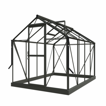 Royal Well Mary II kweekkas aluminium groengrijs 6,17 m²