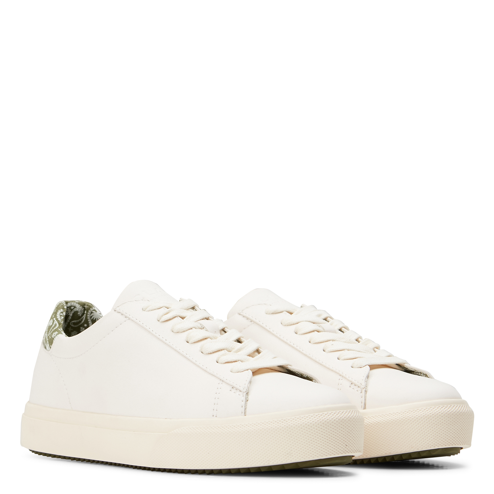 BRADLEY VENICE - Baskets basses imprimées en cuir| Blanc