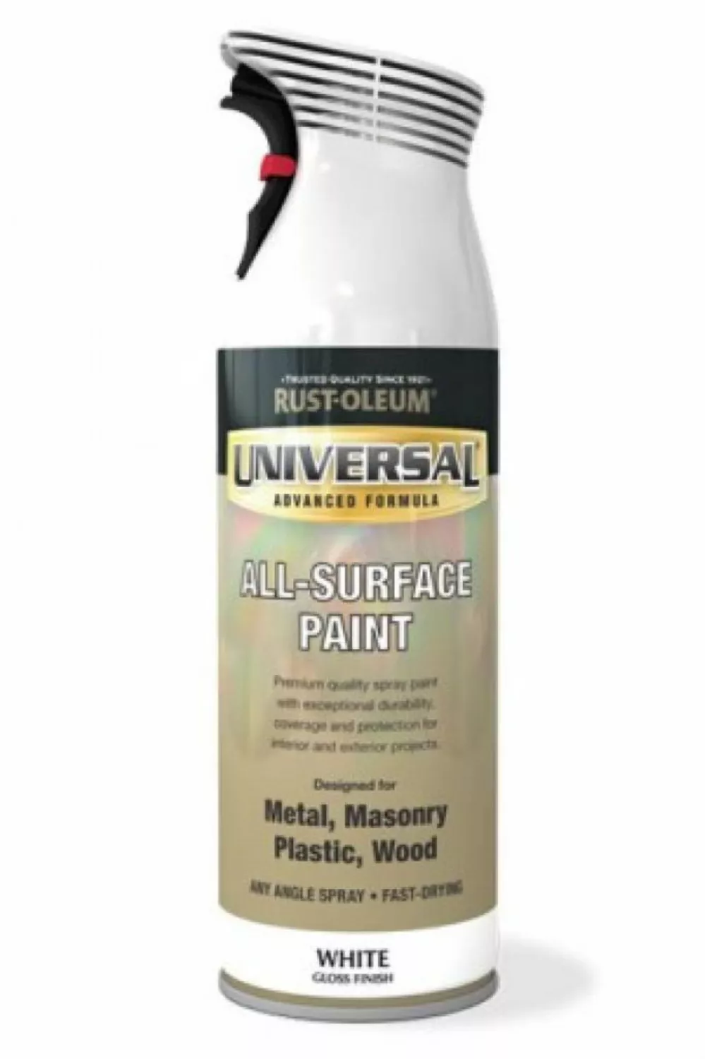 Rust-Oleum Universal Spuitlak Hoogglans - zwart