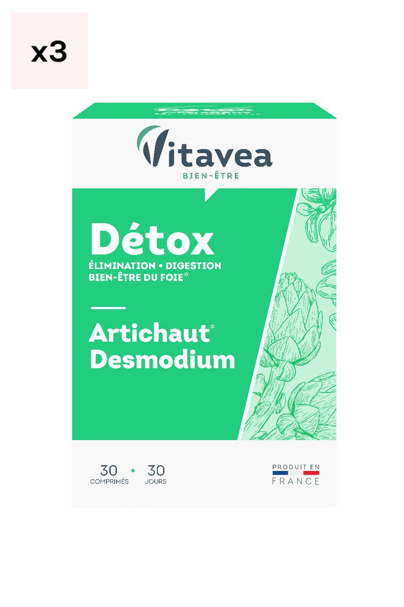 Cure détox & bien-être du foie - Artichaut & desmodium - 3 mois