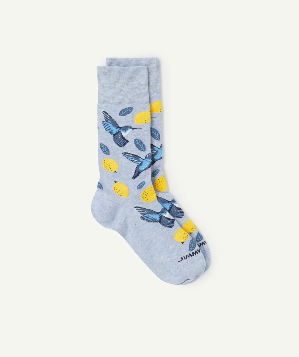 JIMMY LIONPAIRE DE CHAUSSETTES ADO OISEAUX ET CITRONS