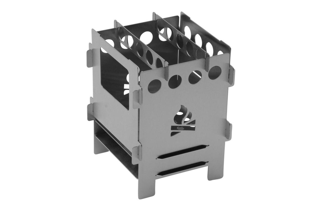 Bushcraft Essentials Bushbox, opvouwbare stove