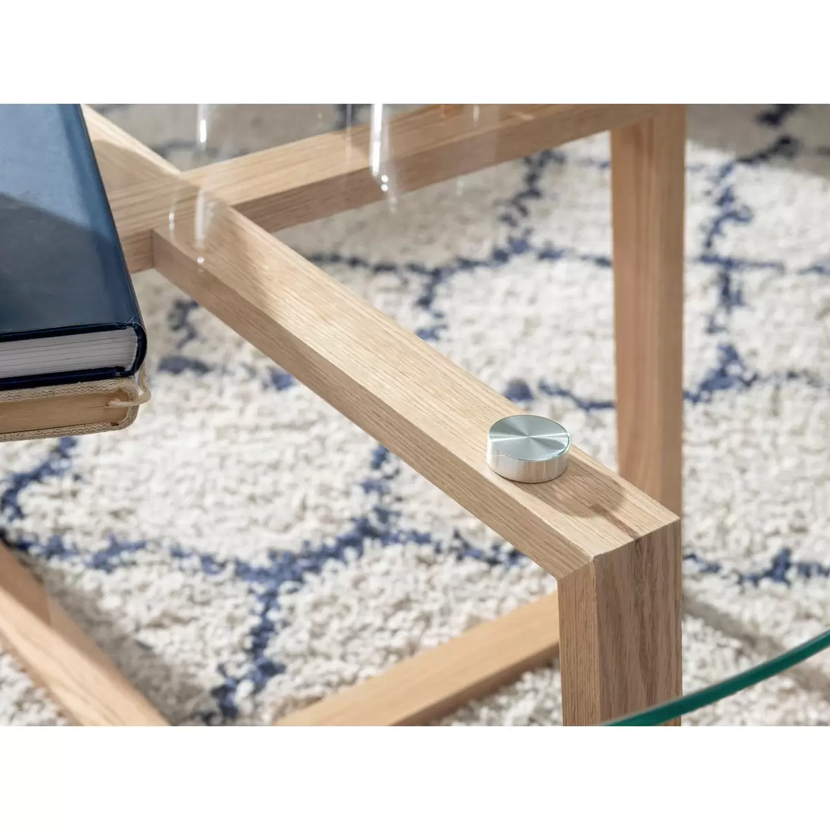 Couchtisch Rennes Eiche,transparent