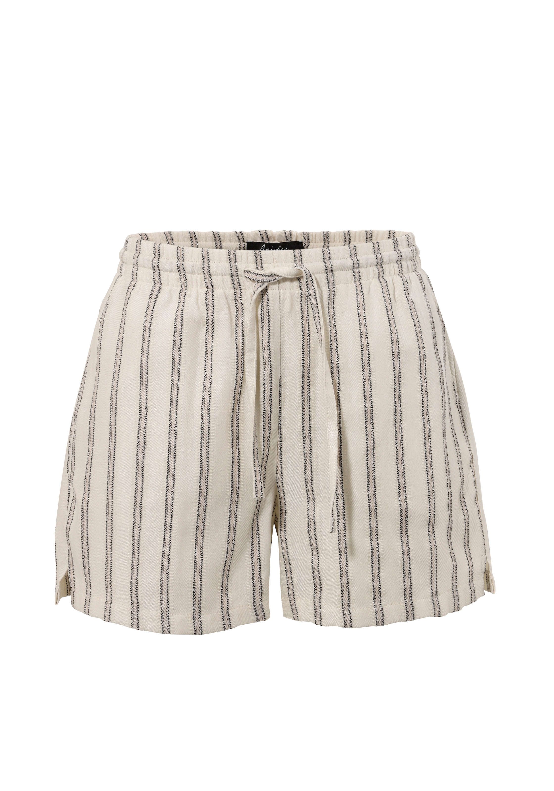 Aniston CASUAL Shorts  mit Glitzerfäden verzierte Streifen