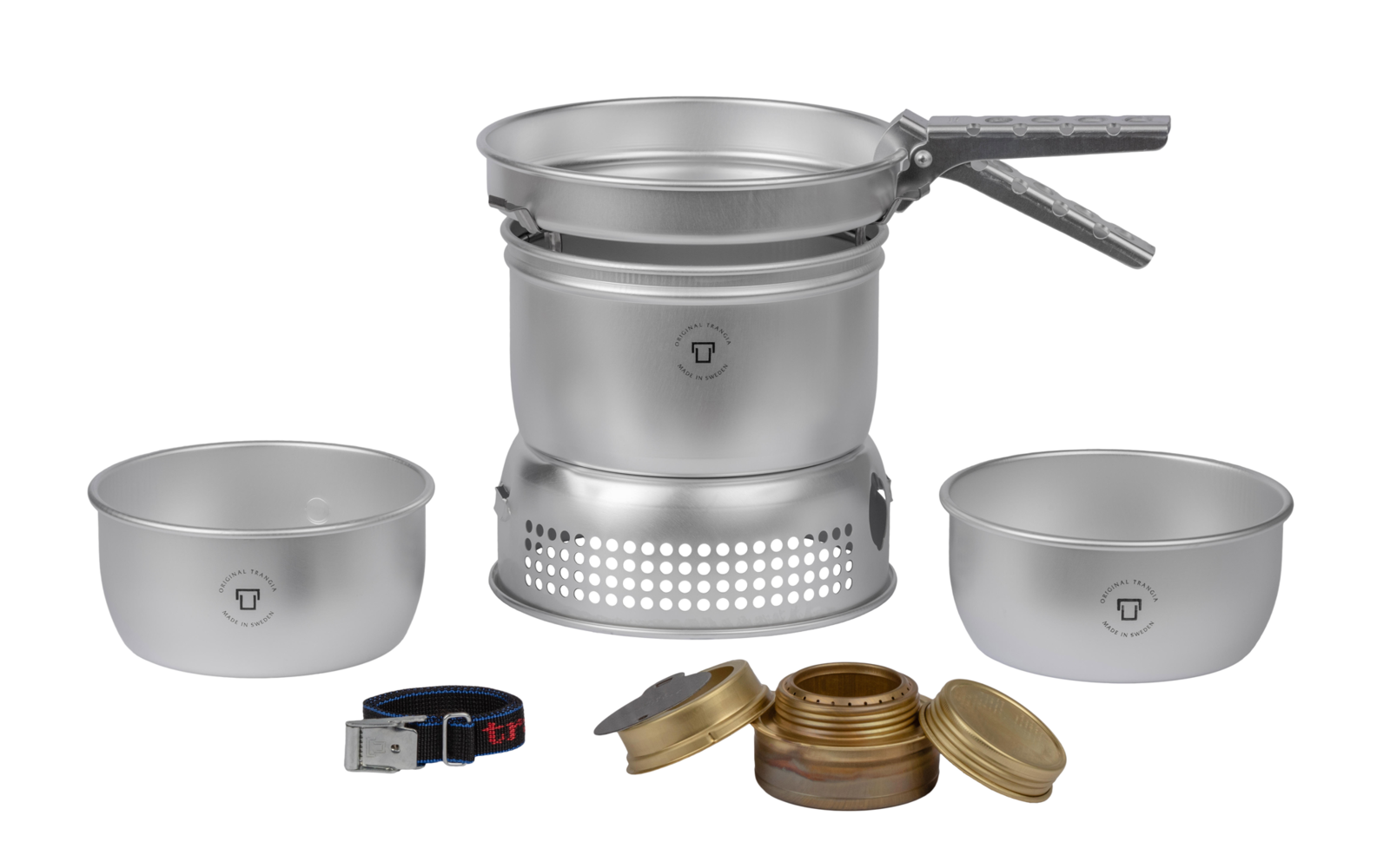Trangia Trangiakök 27-9 UL / HA Campingkochset 3- teilig mit Spiritusbrenner Set 1 grau