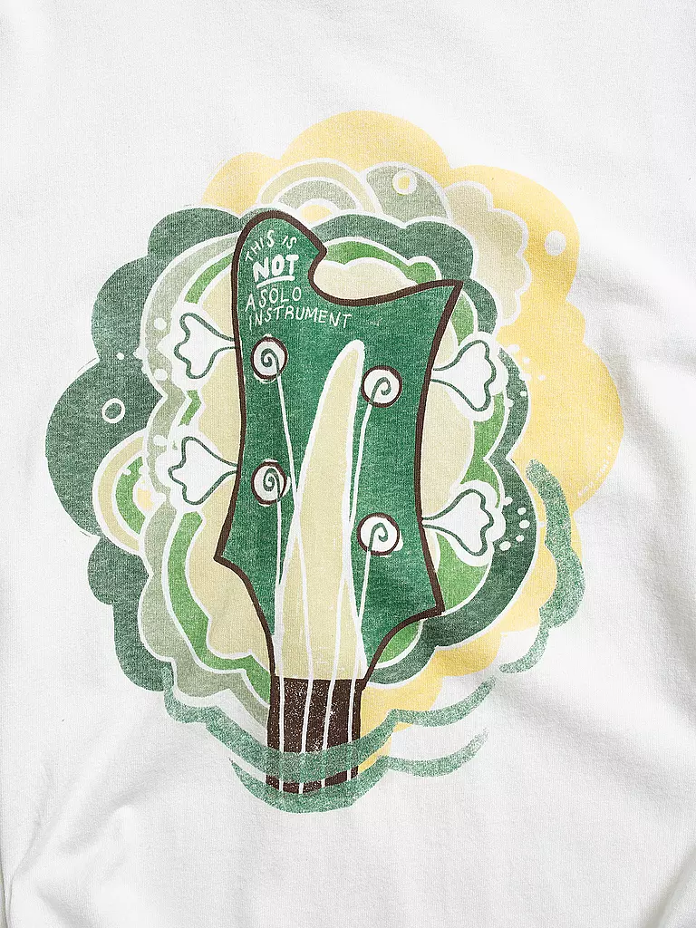NUDIE JEANS T-Shirt ROY weiss