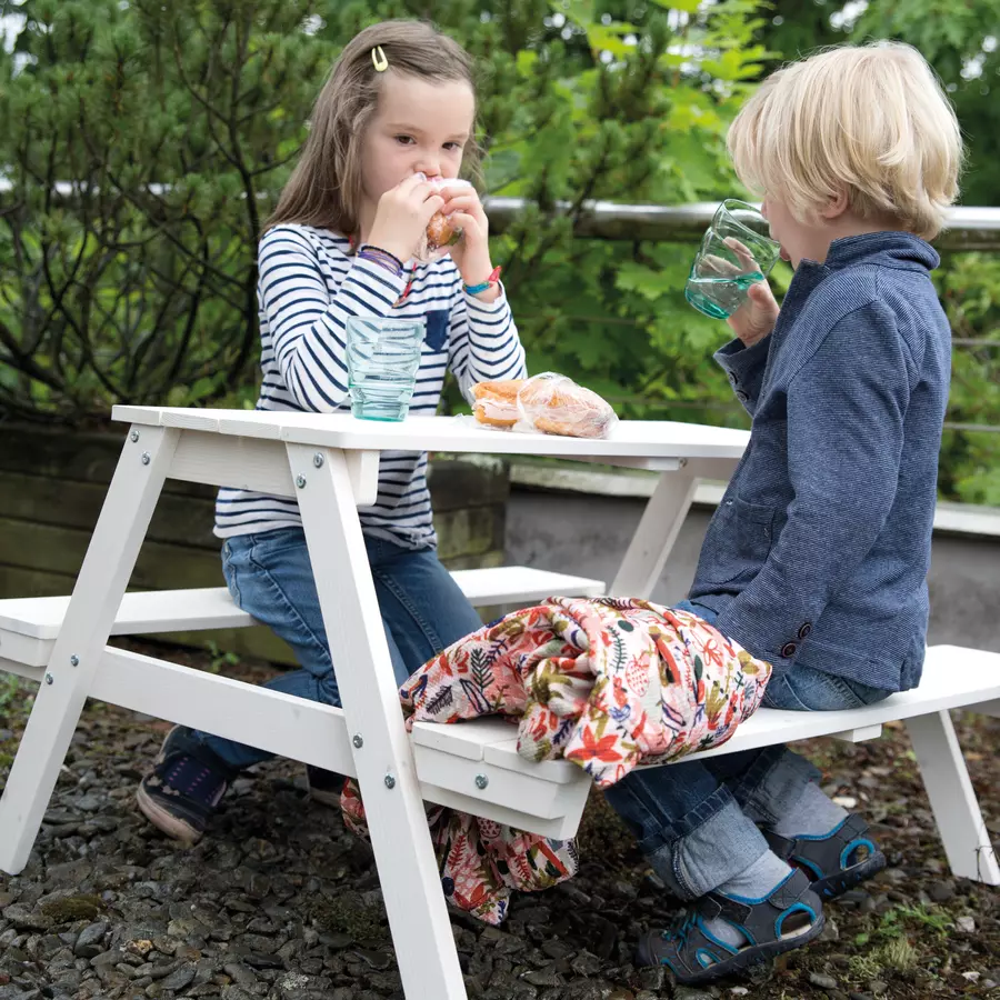 roba Kindersitzgruppe Picknick for 4 Outdoor Deluxe grau