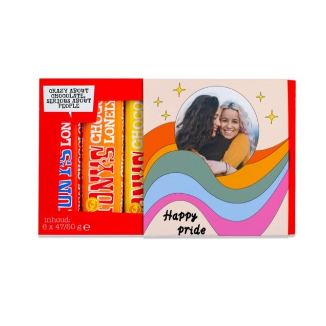 Tony’s Chocolonely | Proeverijtje | Happy Pride met eigen foto | 300g