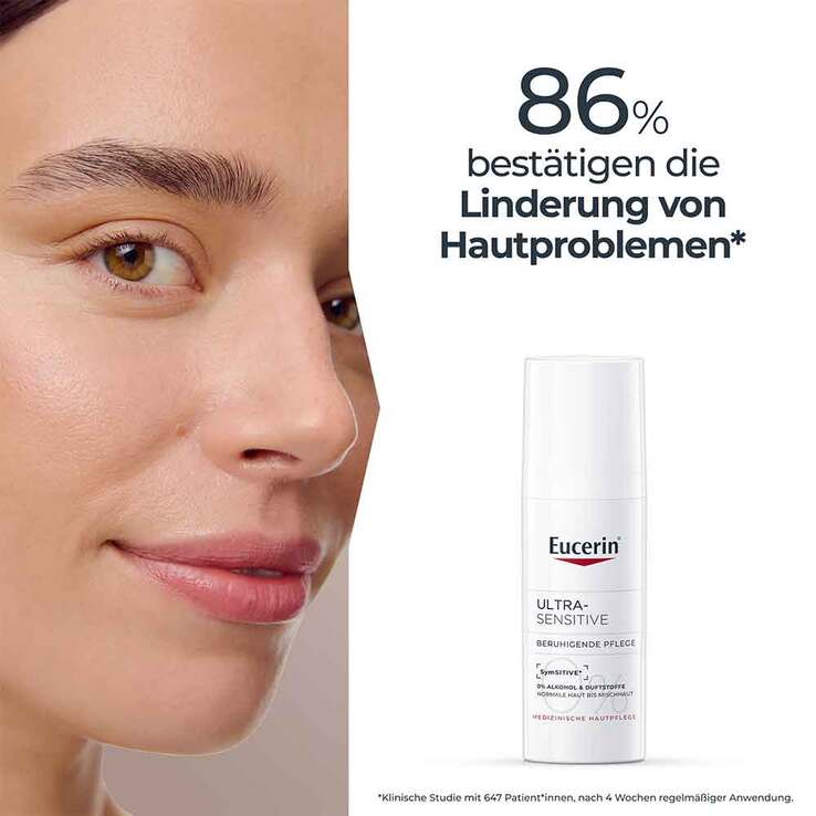 Eucerin UltraSensitive Beruhigende Pflege für normale bis Mischhaut, 50 ml
