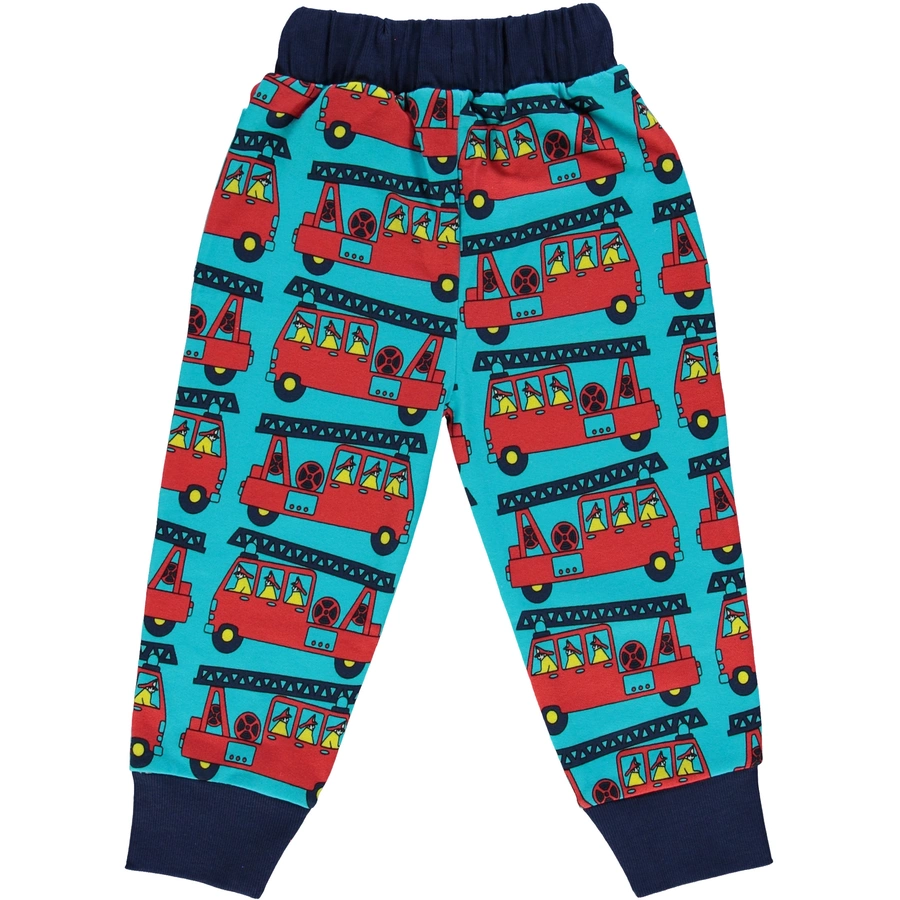 Smafolk Sweathose Feuerwehrauto Blue Atoll