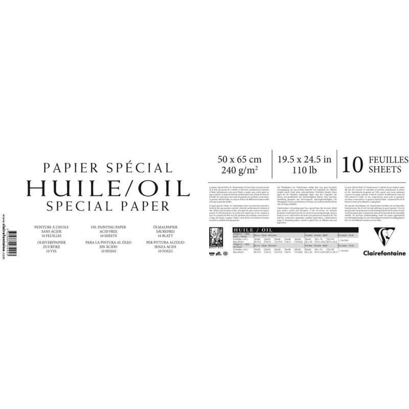 Papier Huile paquet 10F 56x76cm 240g