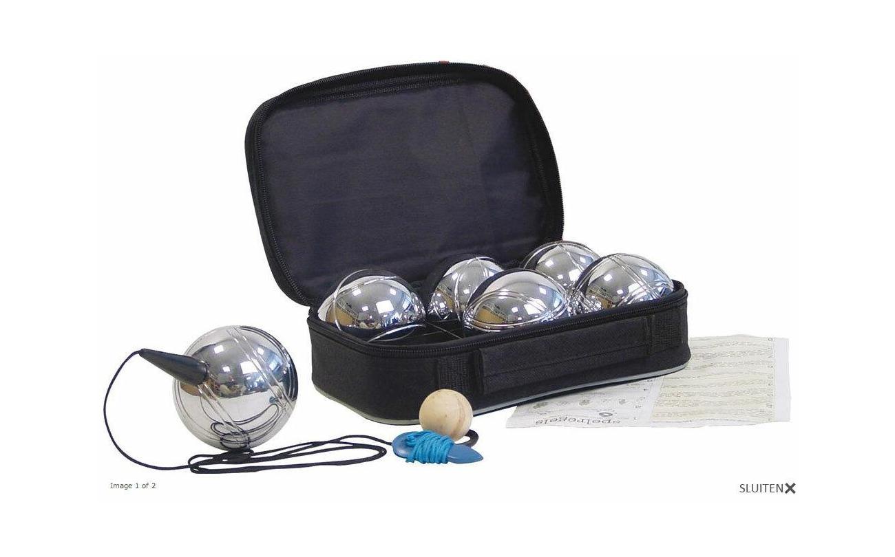 Jeu de Boules 6 chroom ballen in tas