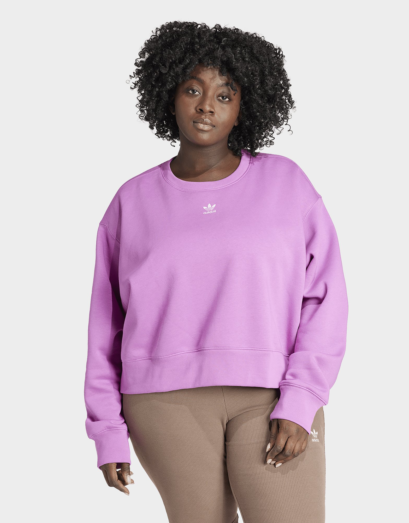 adidas Originals Sweat-shirt ras-du-cou Adicolor Essentials (Grandes tailles)
