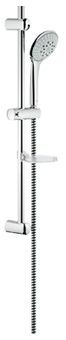 Grohe Euphoria glijstangset m. handdouche Champagne 60cm chroom