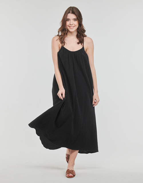 Vero Moda - VMNATALI NIA SINGLET 7/8 DRESS WVN - Noir
