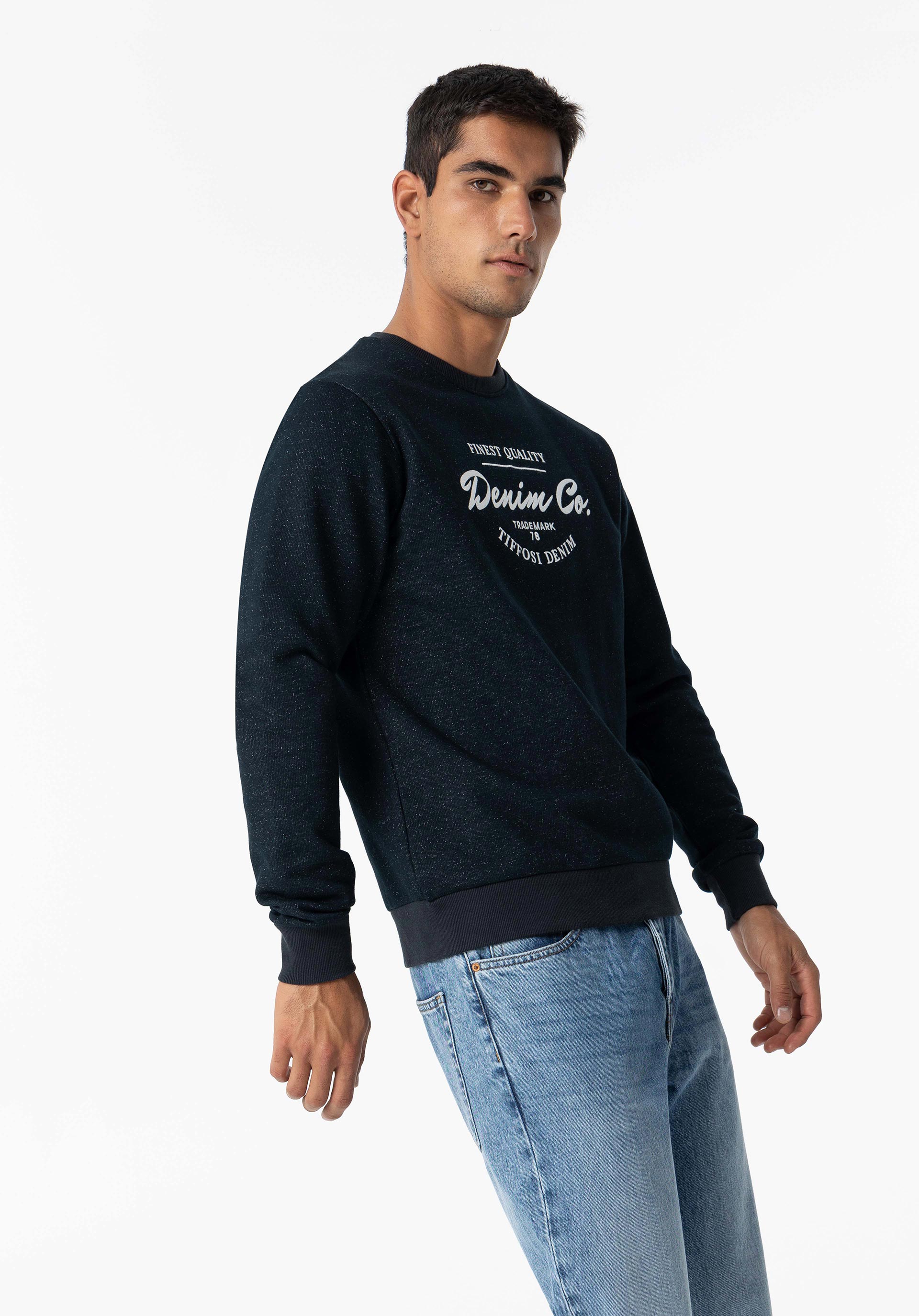 Sweatshirt com Bordado Frontal