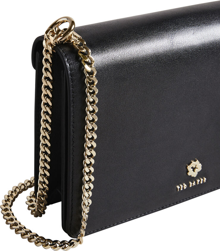 Ted Baker JORJEY Flower Eyelet Cross Body Black