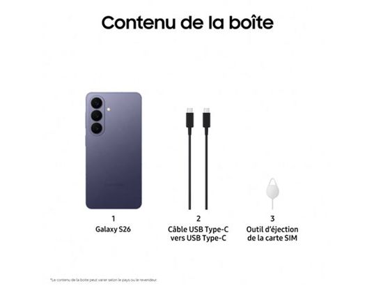 SAMSUNG - Smartphone Galaxy S26 Ultra 512Go VIOLET - SM-S948BZVGEUB