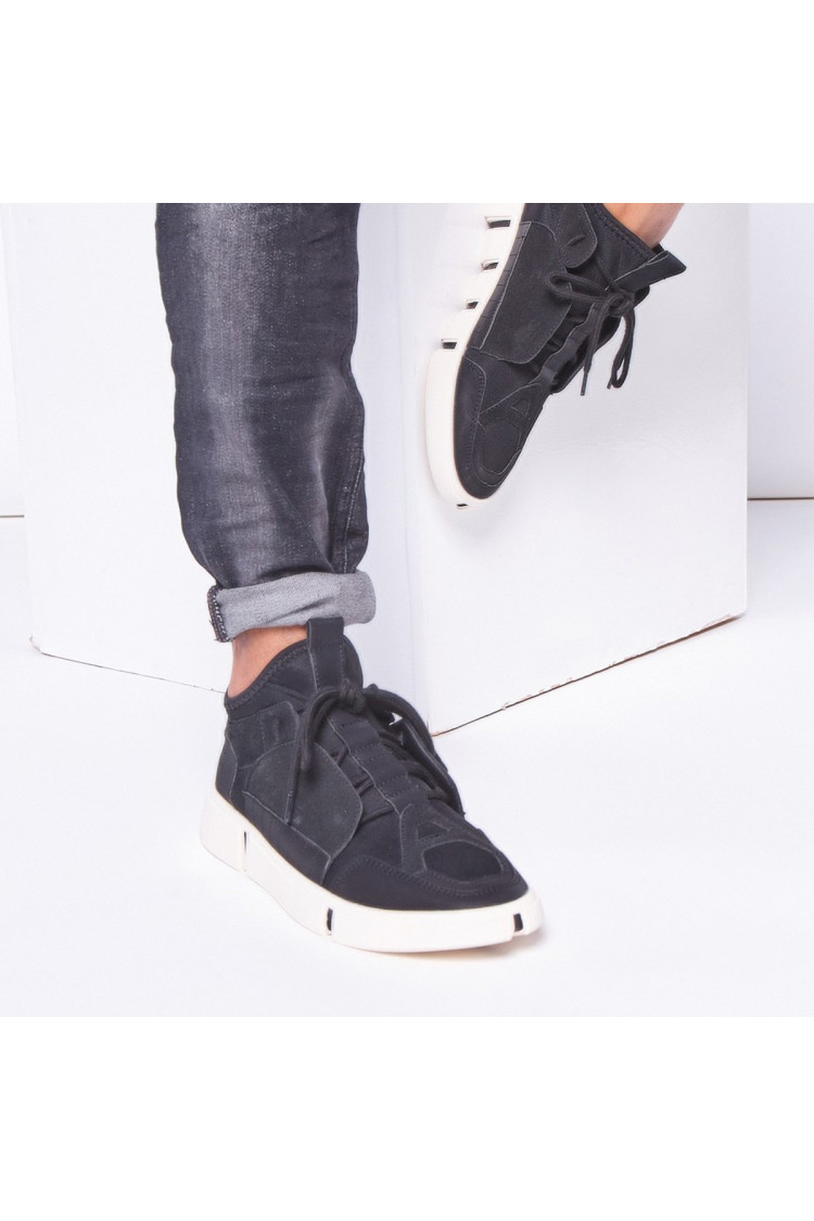 Baskets type chaussette noires