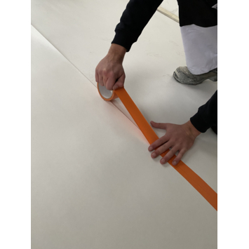 Stucloper extra groot bruin/wit 50m2