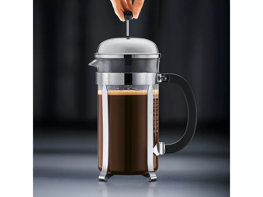 Cafetière Chambord 12 tasses en inox - sans boîte