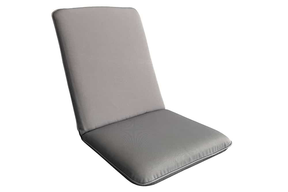 Outdoor Sitzkissen COMFORT LINE 50x100cm anthrazit für Niedriglehner-Stuhl Polsterauflage