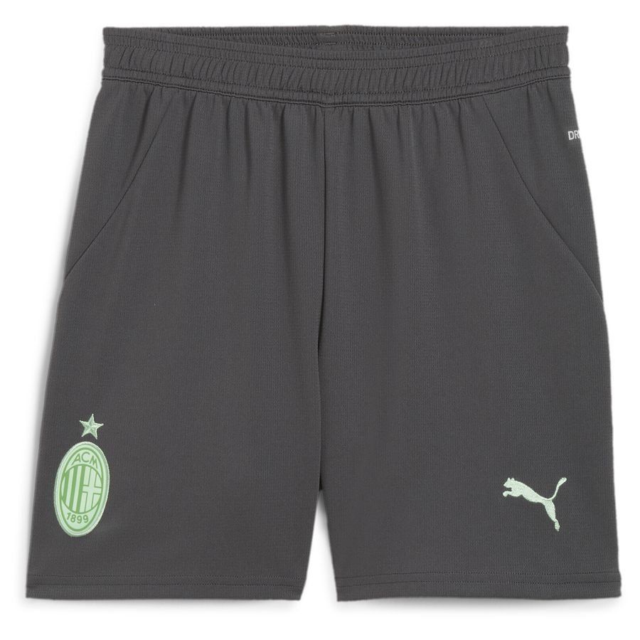 Milan AC Troisième Short 2024/25 - Noir/Vert Enfant