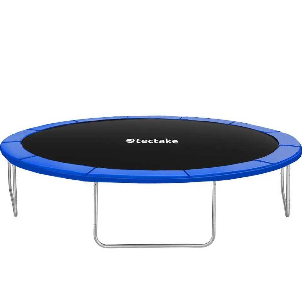 tectake Trampoline Garfunky met veiligheidsnet, Zwart/blauw