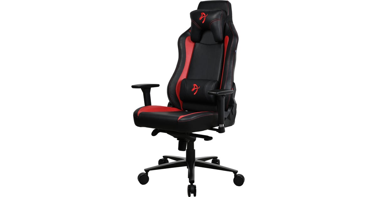 ArozziVernazza SoftPU - Black/Red gamestoel  (Zwart/rood)