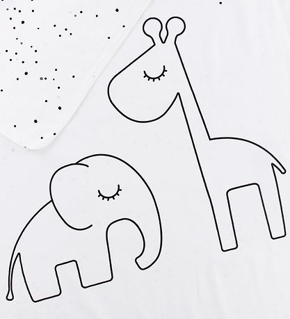 Done By Deer Bettwäsche - Dreamy Dots - Baby - Weiß