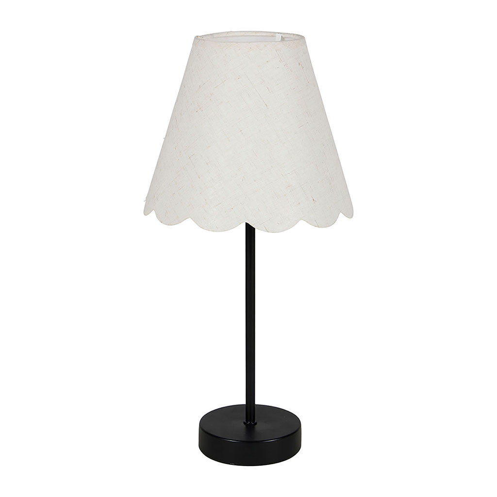 Lampe MATHILDE noire H 40cm
