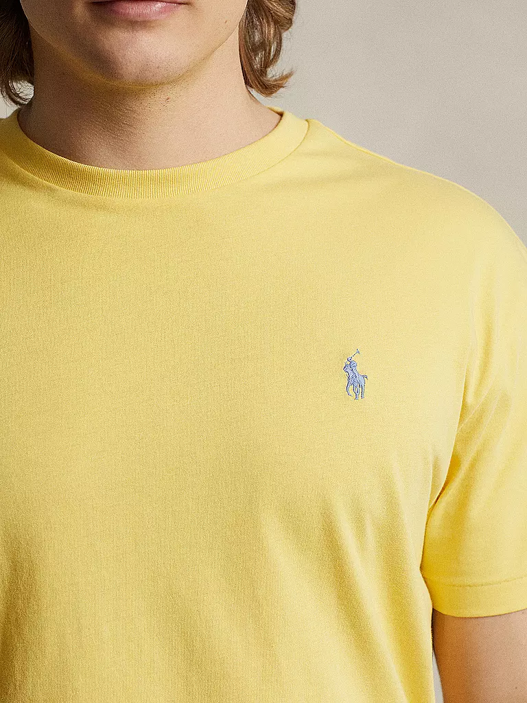 POLO RALPH LAUREN T-Shirt Custom Slim Fit gelb
