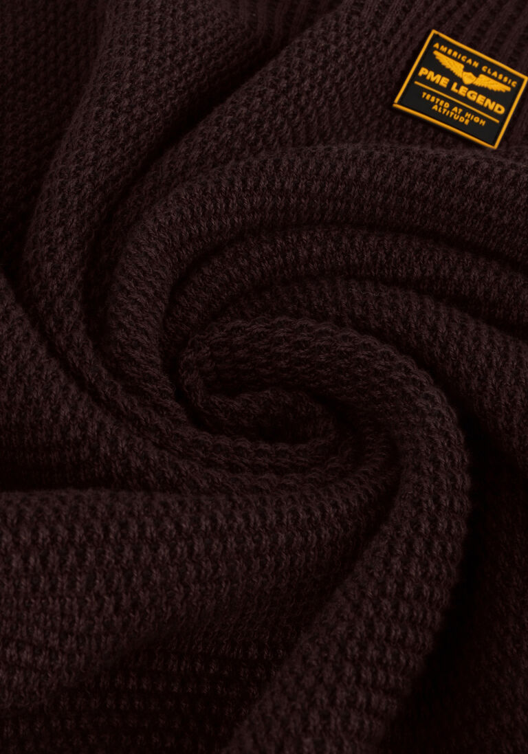 PME LEGEND bordeaux pme legend trui crewneck cotton plated