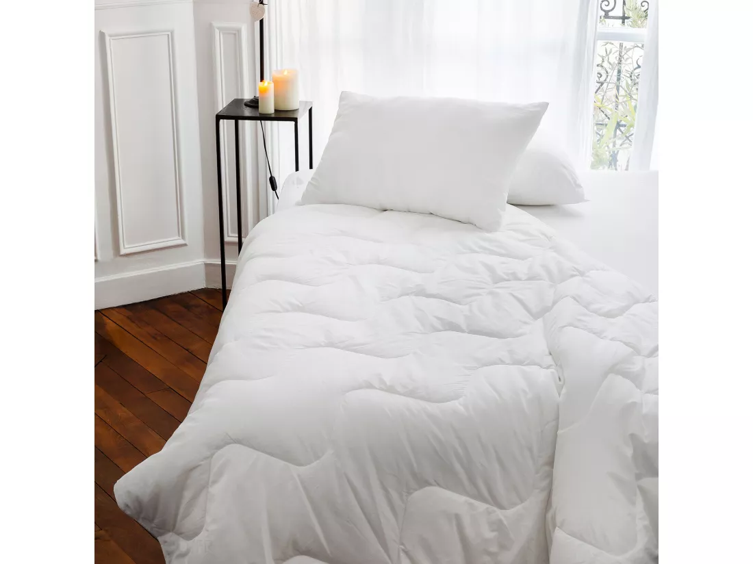 Couette 4 saisons 300x240 cm HARMONIE garnissage fibre polyester 150+300 = 450 g/m2