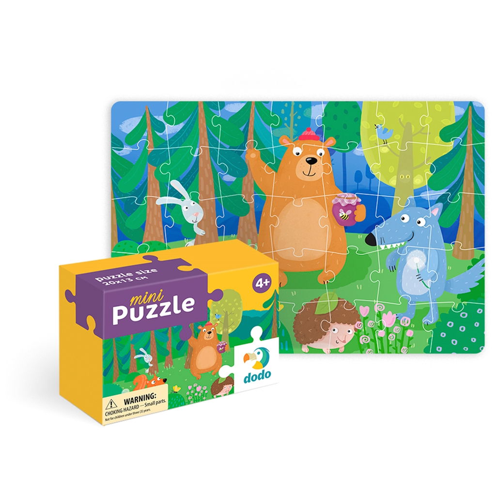 dodododo   Mini Puzzle 35teilig Teddy und Freunde