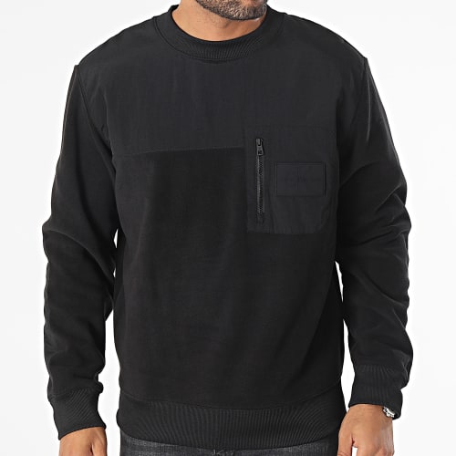 Sweat Crewneck Polaire 4110 Noir