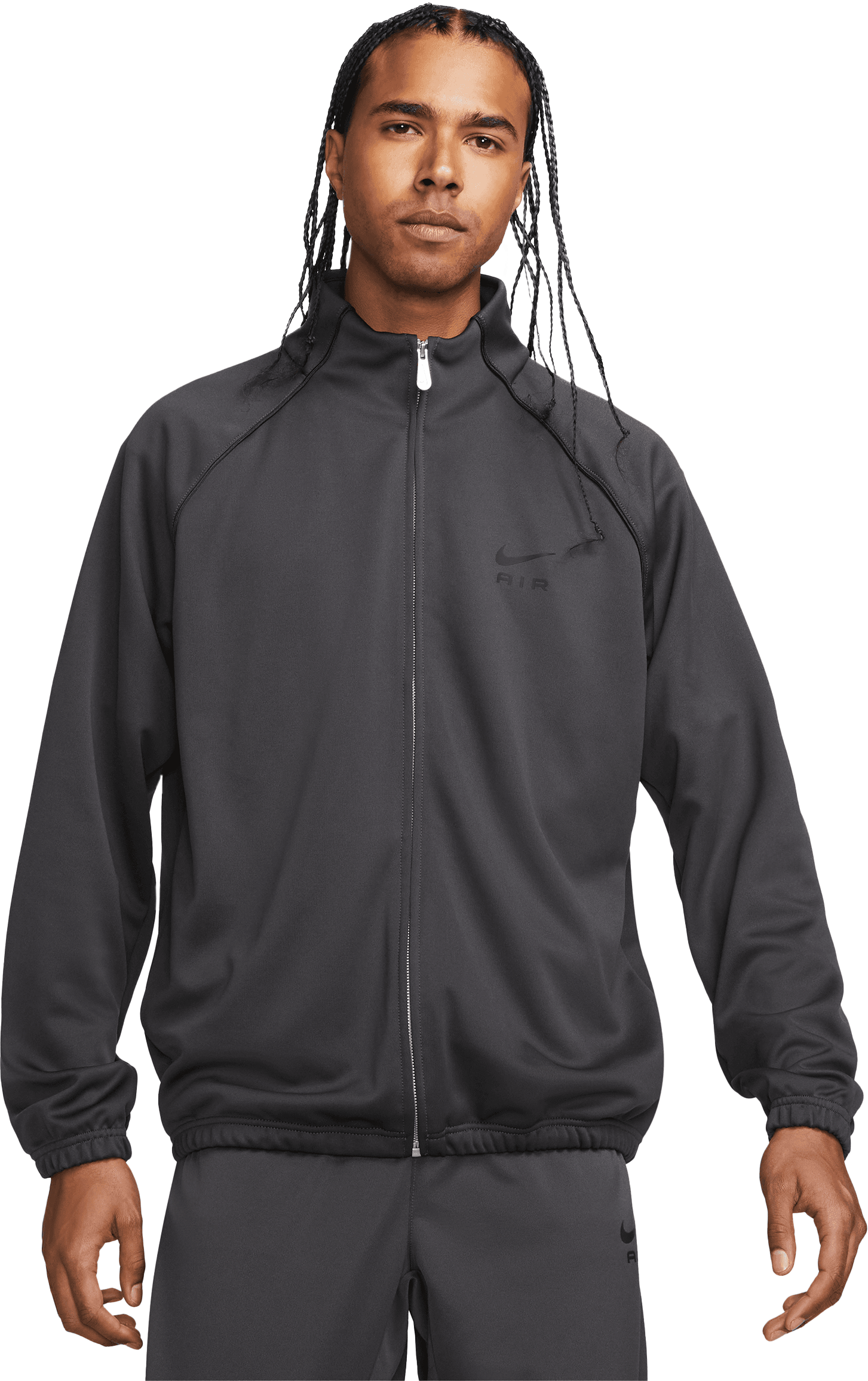Nike Air Trainingsjacke Grau Schwarz F070