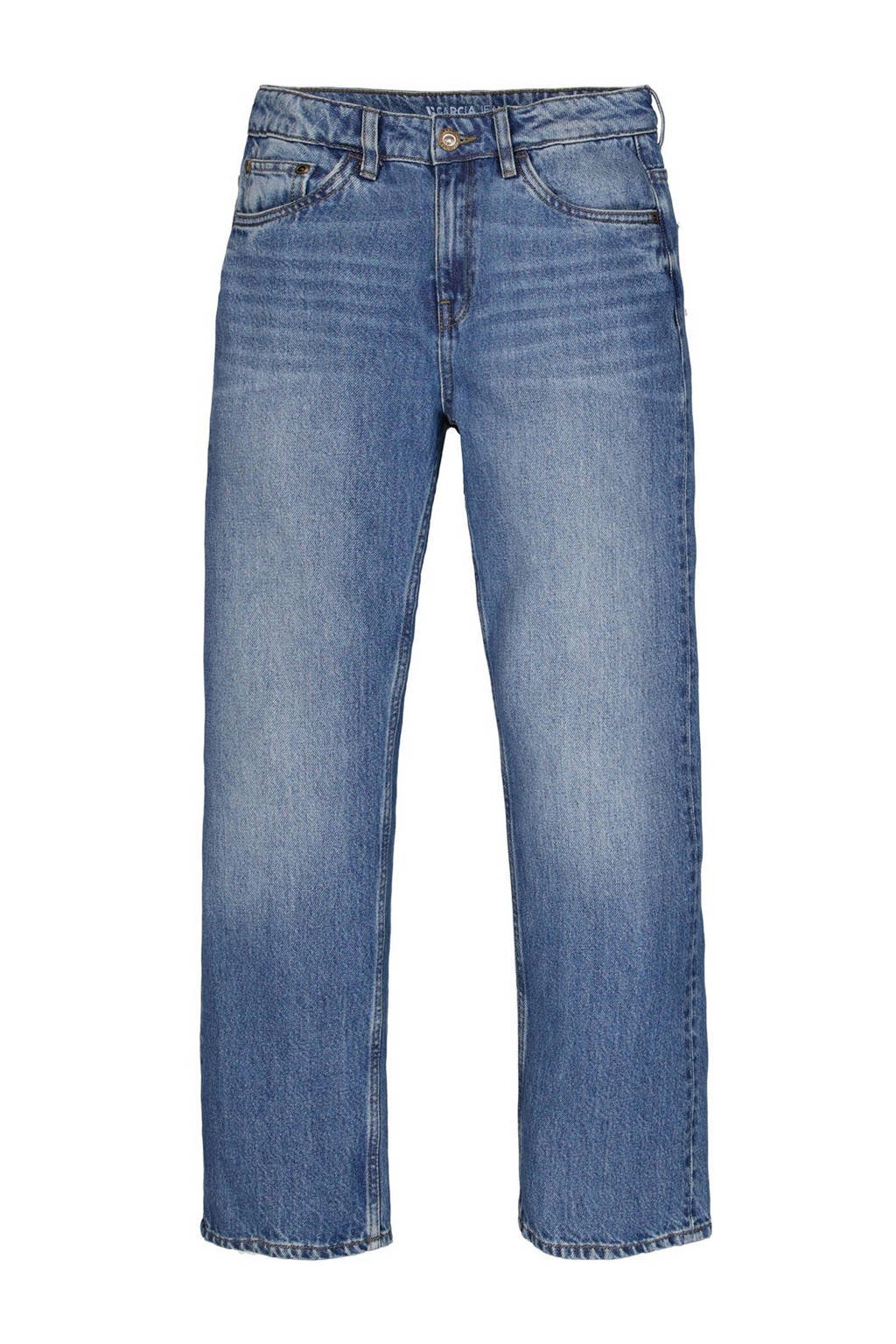 Garcia straight leg jeans medium blue denim