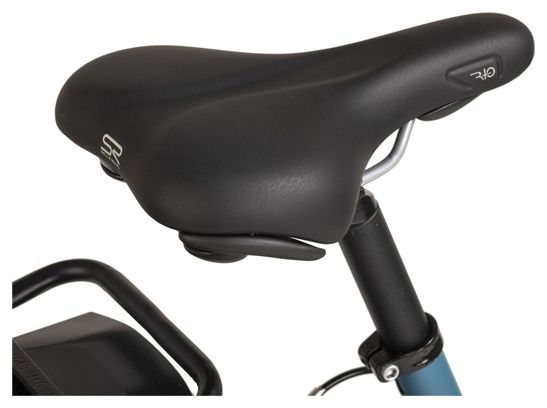 Vélo électrique 28'' Femme Lido 9 vitesses bleu Hollandia TC 49 cm