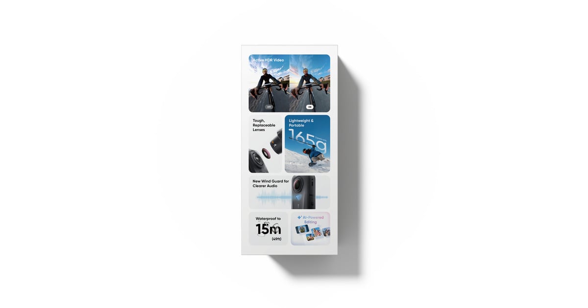 Insta360X4 Air Starter Bundle  (Zwart)
