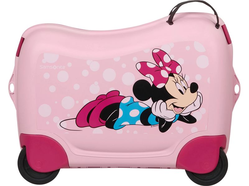 Samsonite Dream2Go Disney Ride-On Suitcase Hellrosa Trolley mit 4 Rollen