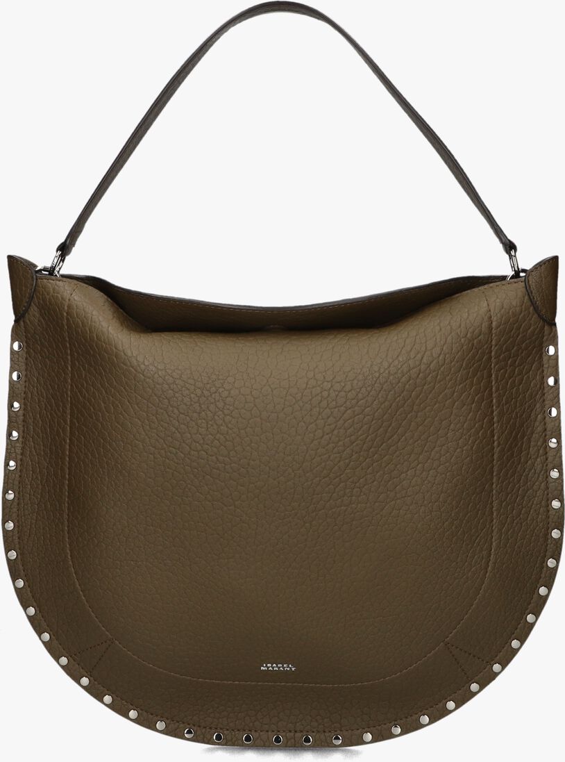 khaki isabel marant handtas oskan hobo soft-ga