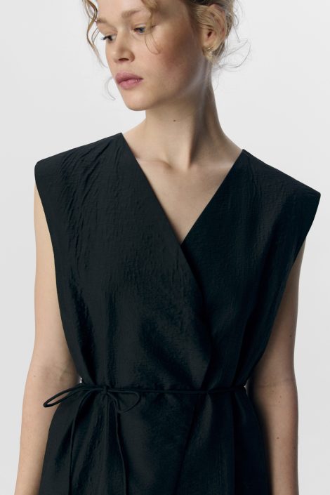 Object zwarte dames gilet