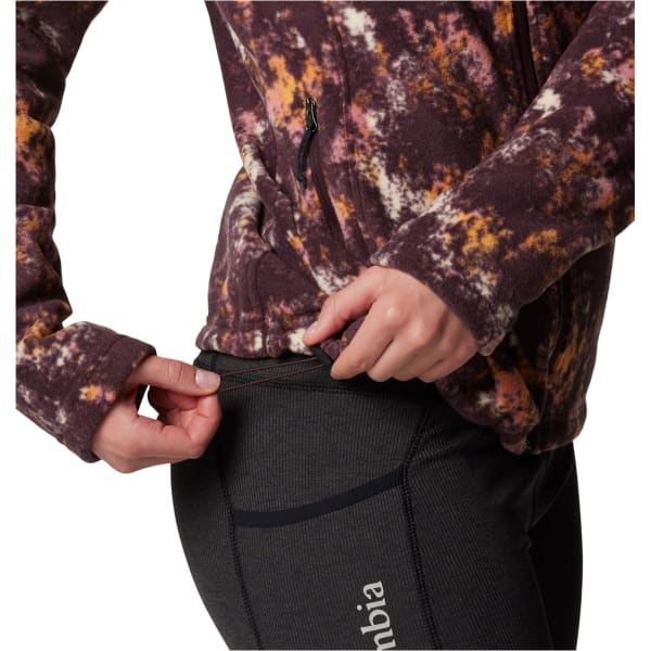 Veste polaire randonnée COLUMBIA W FAST TREK PRINTED JACKET MOONVISTA TIMBE